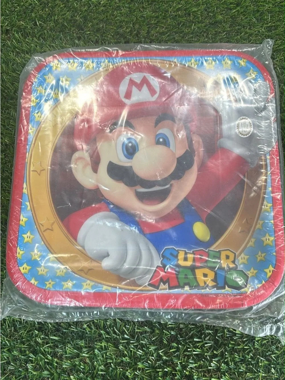 Nintendo Super Mario Party Kit - Red, Blue, Gold Plates & Napkins